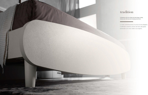 Garnituur Set 7-delig Slaapkamer Bed Nachtkastje Commode Spiegel Kledingkast