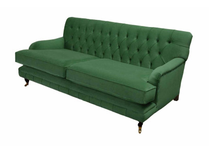 Chesterfield 3-zits designerbank bank stof luxe banken textiel
