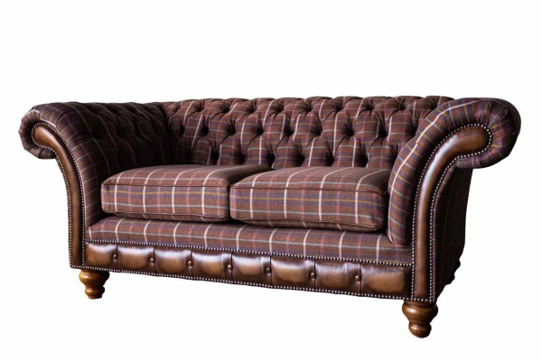 Chesterfield tweezitter meubels 2-zitsbank bank bekleding loungebanken  Chesterfield tweezits meubels 2-zitsbank bank bekleding loungebanken
