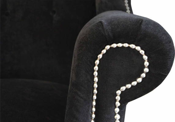 Chesterfield oorfauteuil Design Luxe Stoffen banken Textiel 1-zits Bekleding