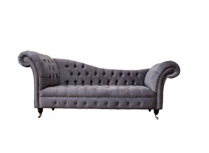 Chesterfield 3-zits designbank bank gestoffeerd zitstof luxe bankstellen