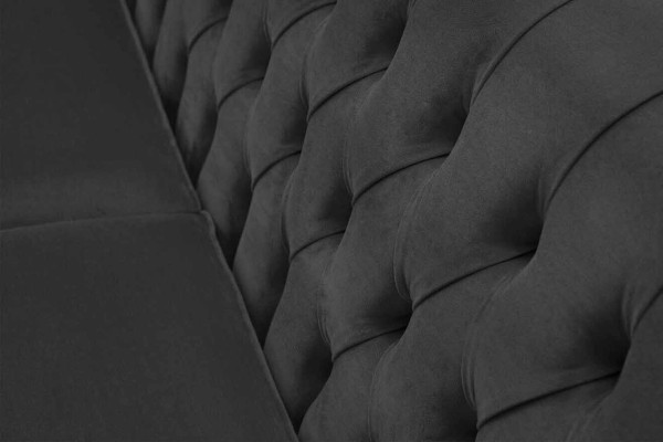 Sofa 3-zitsbank in art-deco stijl Nieuw Textiel Luxe Bankstel met drie zitplaatsen