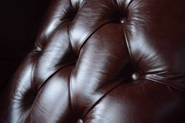 Fauteuil 1 zits Bruin Woonkamer Leer Design Chesterfield Oorfauteuil