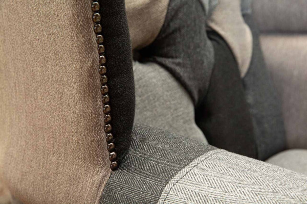 Ohrensessel Chesterfield Bank Bank Bekleding 1-zitsstoel Bankstellen Stof