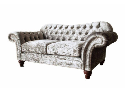 Chesterfield stoffen bank 2-zits bank ontwerp luxe stoffen bankstellen