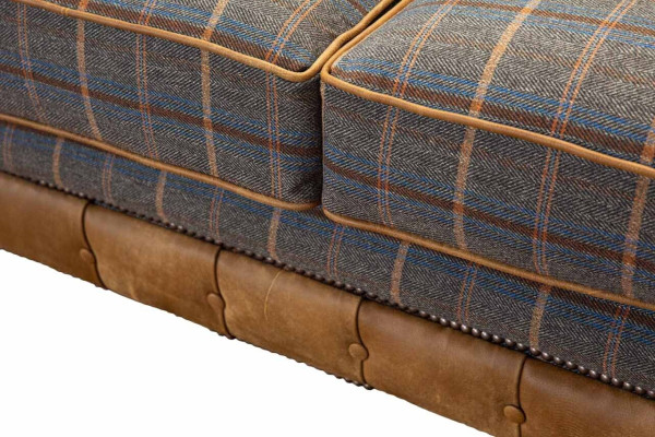 Chesterfield bank 2-zits designbank driezitter luxe meubels stijl textielbanken