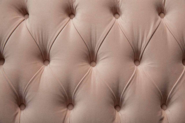 Bank 3-zitter Chesterfield bank Zit textiel stof Bankstellen roze bekleding