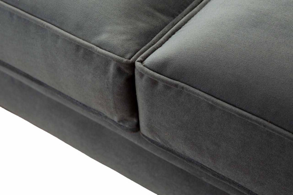 Chesterfield 3-zits textiel designbank bank gestoffeerde banken luxe