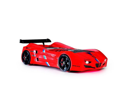 Raceauto bed kinderbed Raceauto kinderkamer bedden meubels rood