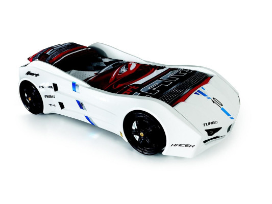 Racecar Car Bed with Mattress Autobed Children's Room Beds Furniture New