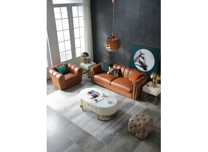 Sofaset 3+1 zits Klassieke woonbank Bankstellen Banken Bekleding