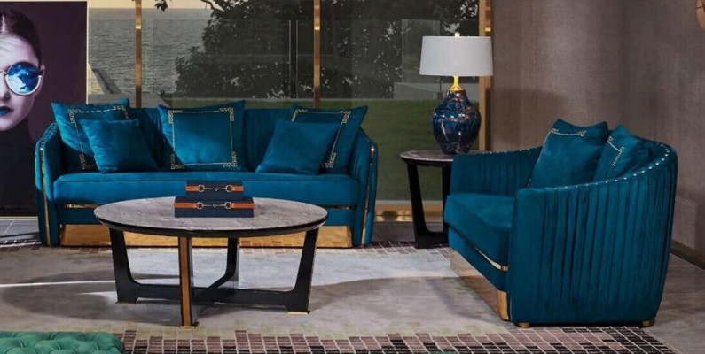 Ontwerper meubels bank Coch 3-zits gestoffeerde decor bankstellen woonkamer banken