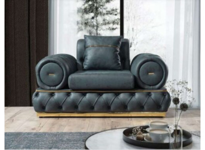 Fauteuil Chesterfield Stoel Barok Rococo Klassieke Meubelen Woonkamer Bekleding Nieuw