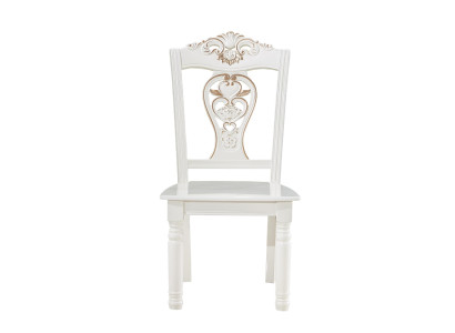 Fauteuil Wit Luxe Eetkamermeubels Elegante Stoelen Klassiek Hout