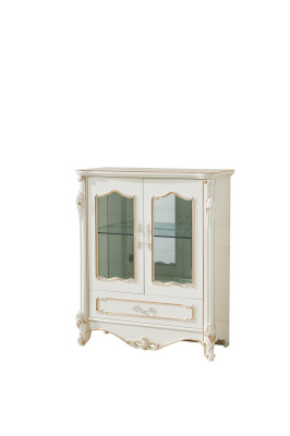 Vitrine Eenzijdige kast Barkasten Plank Kast Meubels Houten Glazen kast