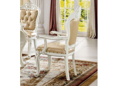 Klassieke eetkamerstoel Meubels Armstoel Barok Fauteuil Designstoelen.