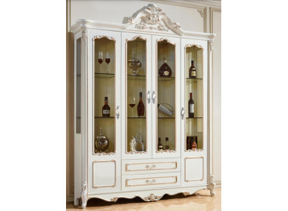 Vitrinekasten Vitrines Hout Luxe Woonkamermeubels Kast Barok