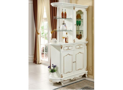 Huisbar Klassieke barrek Scheidingswand Kast Kast Vitrine Hout