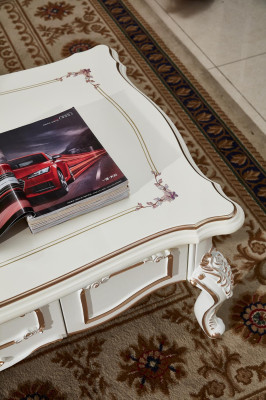 Salontafel Wit Tafels Woonkamer Elegant Klassiek Design Meubels 