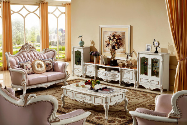 Salontafel Wit Tafels Woonkamer Elegant Klassiek Design Meubels 