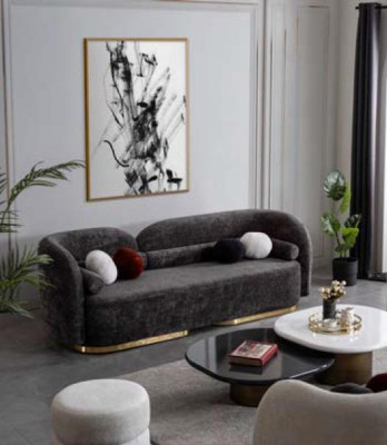 Comfortabele bank driezitter voor de woonkamer in moderne stijl nieuw model.