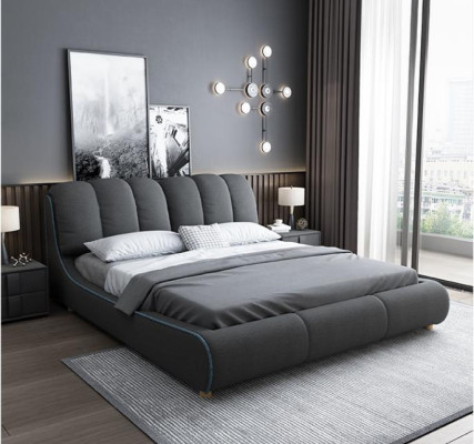 Tweepersoonsbed Slaapkamer Hotel Echtelijke Luxe Bed 2x Nachtkastje Set van 3 stuks Nieuw Bedden