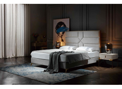 Luxe Design Bed Bekleed Dubbel Hotel Bedden Huwelijk 180x200cm Slaapkamer