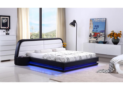 Bedtextiel Lederen luxe hotelbekleding ontwerp houten designer bed
