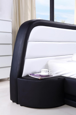 Bedtextiel Lederen luxe hotelbekleding ontwerp houten designer bed