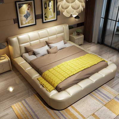 Luxur Polsterbed Designbed Textiel Bedden Tweepersoonsbed Bed Huwelijksbed Design