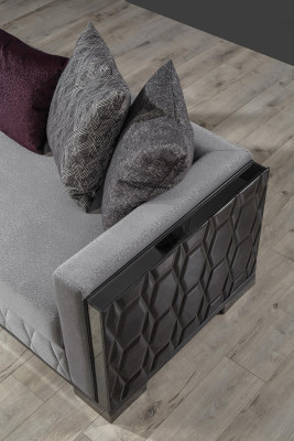 Moderne luxe bankstel bankstel banken fauteuils 3+1 zits stof design