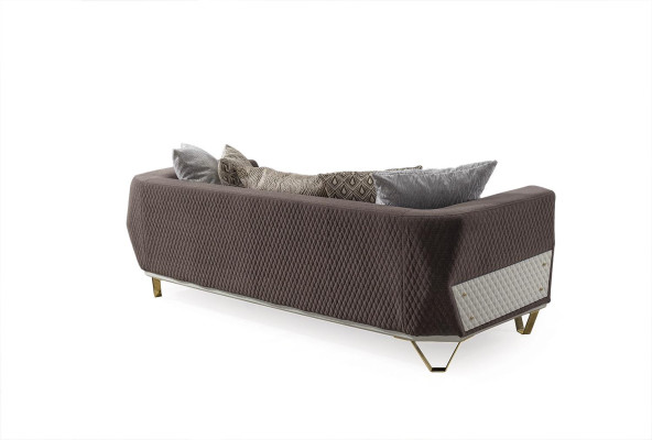 Garnituur bankstel 3+3+1-zits bank fauteuil banken Modern Bruin nieuw