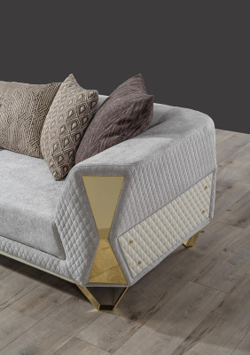 Unieke bank Woonkamer Driezitsbank Bekleding Meubels Stof 3-zits