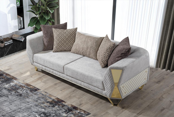 Unieke bank Woonkamer Driezitsbank Bekleding Meubels Stof 3-zits
