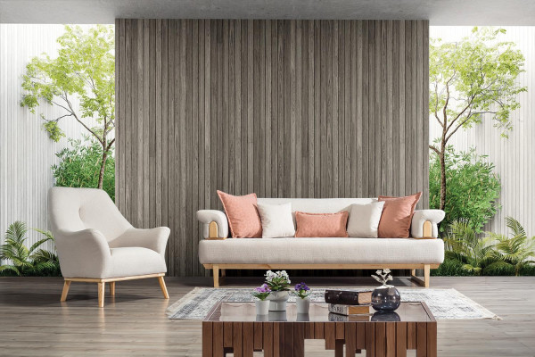 Luxe driezits witte bank 3-zits bankstellen design modern design meubels