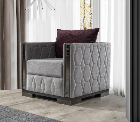 Fauteuil Eenpersoons meubels Woonkamer Bank Bank Ontspanning Spiegel Elementen