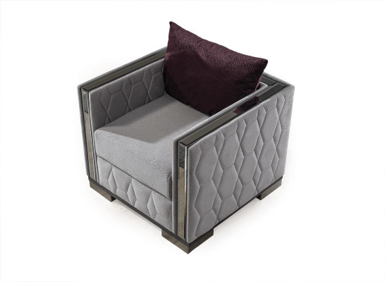 Fauteuil Eenpersoons meubels Woonkamer Bank Bank Ontspanning Spiegel Elementen