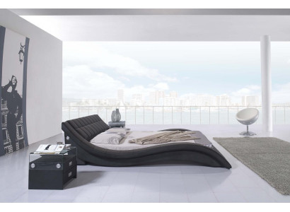 Bedden Tweepersoons Huwelijk Slaapkamer Luxe Design Bed 180x200 Leer Hotel