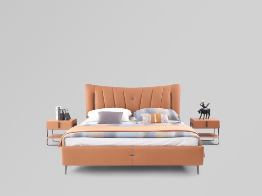 Tweepersoonsbed huwelijksbed designbed NIEUW 180x200cm Designer gestoffeerd bed Bed