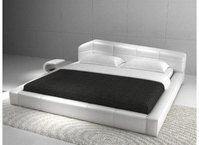 Modern hotelbedframe slaapkamer luxe lederen designbed dubbel