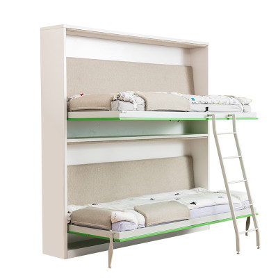 Tweepersoonsbed Ruimtebesparend Bedden Stapelbed Kast Bedden Hoogslaper Wandbed Nieuw