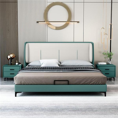 Bedtextiel Hotel Luxe Bekledingsstof Zitstof Italië Designer Bed Slaapkamer