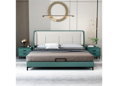 Bedtextiel Hotel Luxe Bekledingsstof Zitstof Italië Designer Bed Slaapkamer