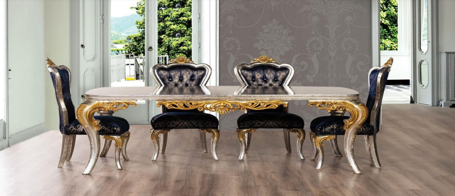 Eetkamer Eettafel 4x Stoel Groep Garnituur Hout Tafel Tafels Stoelen Stoel Set