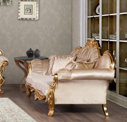 Garnituur bankstel 3+1+1 zits salontafel bank luxus stof fauteuils banken nieuw
