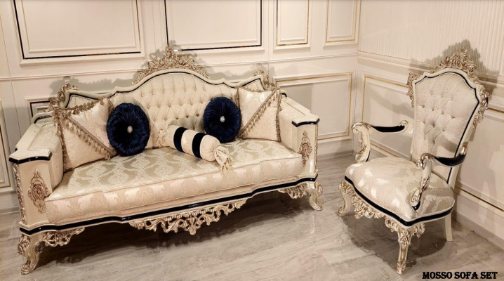 Luxe bankstel 3+1 zits bankstel Bank Sofa Banken Fauteuil Stof Woonkamer Nieuw