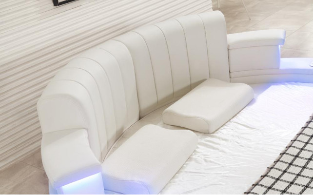 Rond Bed Meubels Moderne Luxe Bedden Bedframe 200x200 Rond
