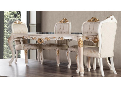 Eetkamerstoel Stoel Stoelen Hout Luxe Eetkamer Eetmeubels Stijl Barok Leuning Nieuw