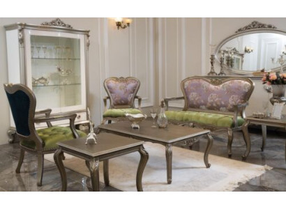 Sofa Set 2+1+1 Zit Luxe Salontafel Bijzettafel Fauteuilset 6-delig