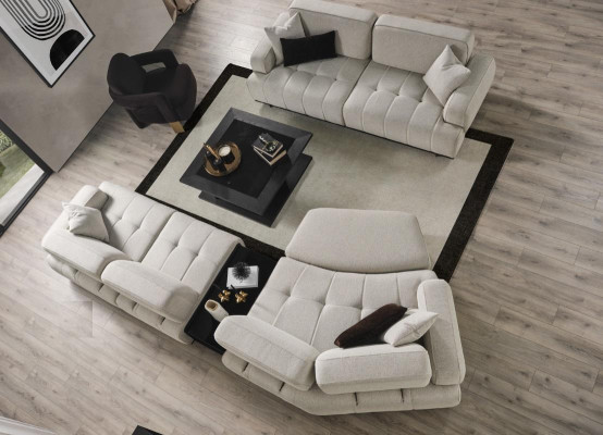 Woonkamer set Hoekbank L-vorm 3-zits Bank Bankstel Meubels Banken -> Woonkamerset Hoekbank L-vorm 3-zits Bank Bankstel Meubels Banken